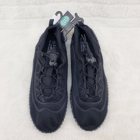 Men size 13 Aqua Water Shoes Black Quick Dry - Picture 1 of 8